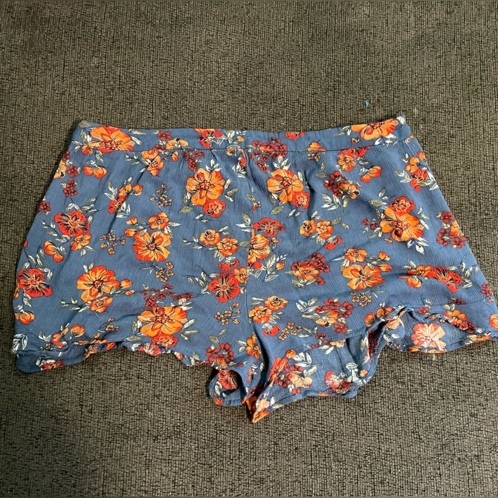 floral “dressy” shorts